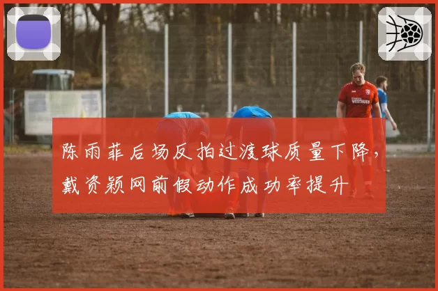 陈雨菲后场反拍过渡球质量下降,戴资颖网前假动作成功率提升