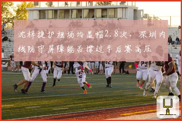 沈梓捷护框场均盖帽2.8次，深圳内线防守屏障能否撑过季后赛高压